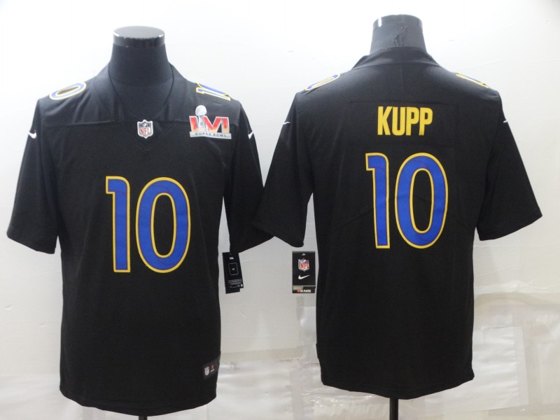 Men Los Angeles Rams #10 Kupp Black 2022 Super Bowl Vapor Untouchable Limited Nike NFL Jersey->san francisco 49ers->NFL Jersey